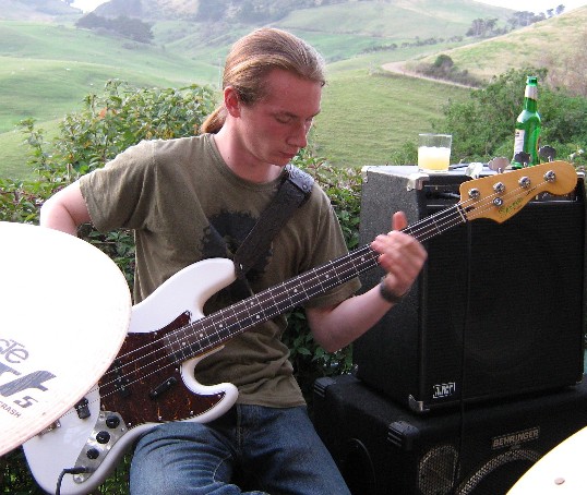 Ari and Fender Bass